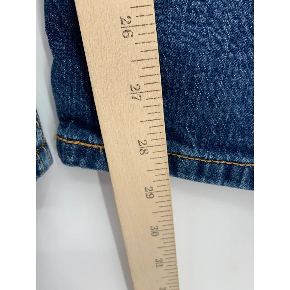 Levis 527 Jeans Mens 34x30 Blue Slim Bootcut Fade Denim Pants